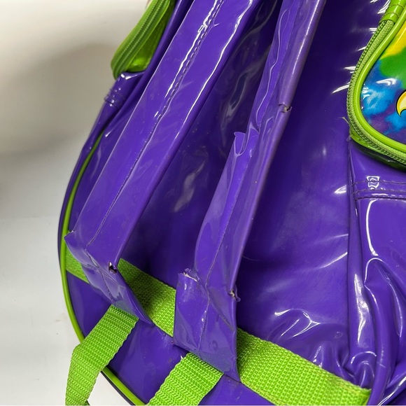 Vintage Lisa Frank Full Size Backpack 3 Fab Girl Friends Tie Dye Purple Green - Picture 9 of 15